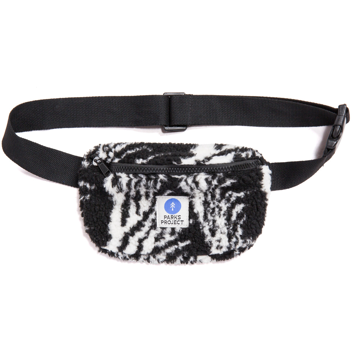 Parks Project Acadia Waves Sherpa Fanny Pack Black/Natural