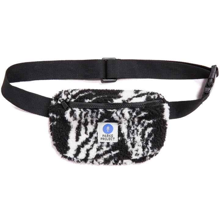 Parks Project Acadia Waves Sherpa Fanny Pack Black/Natural