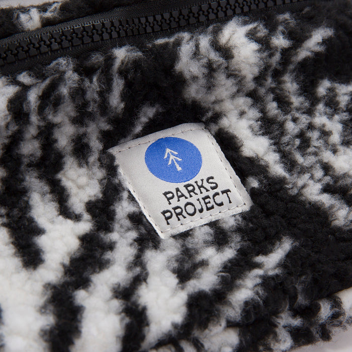 Parks Project Acadia Waves Sherpa Fanny Pack Black/Natural