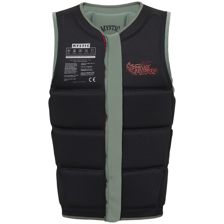 Mystic Peacock Impact Wake Vest 2023 Dark Olive