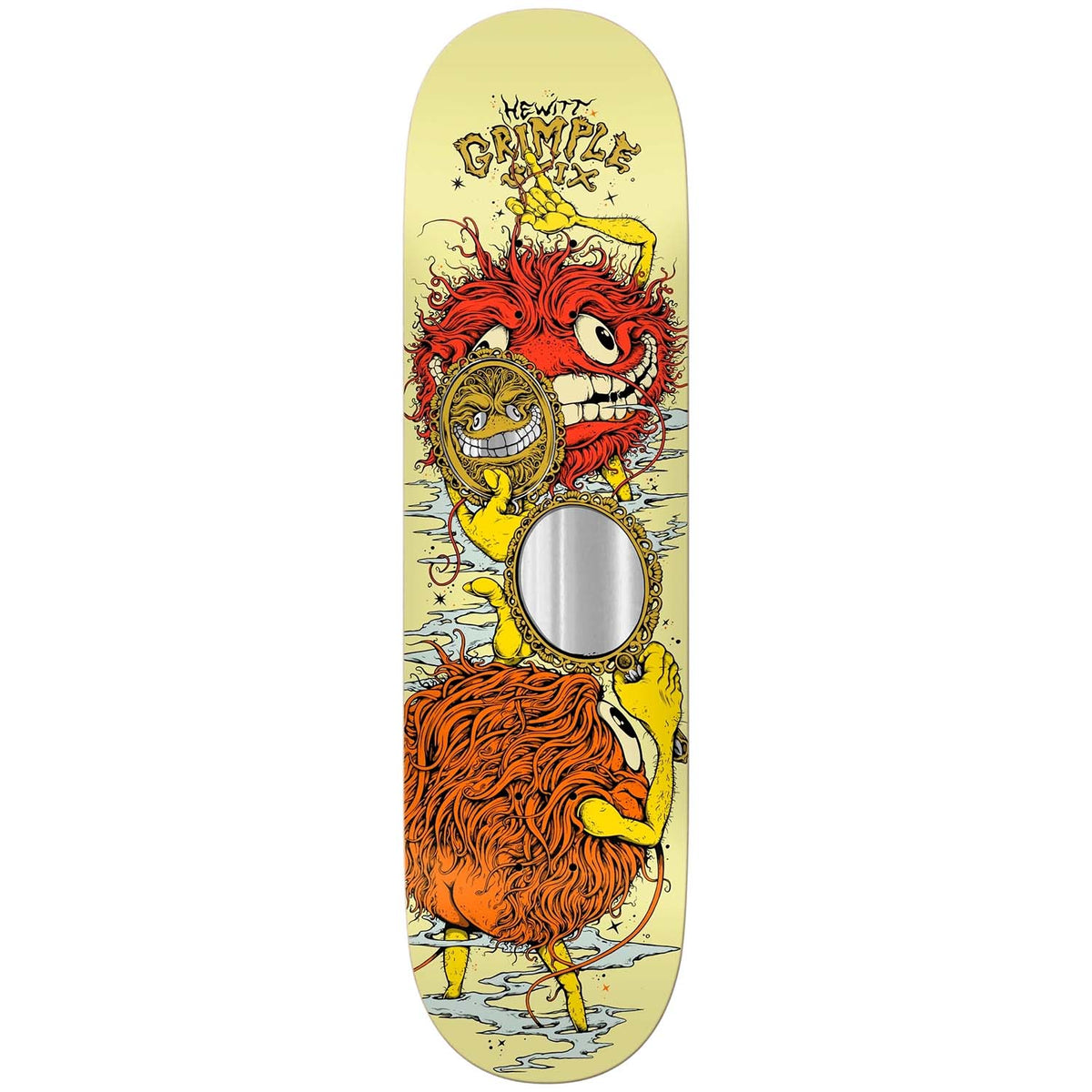 Anti Hero Grimple Stix Hewitt Smoke N Mirrors 8.5 Skateboard Deck