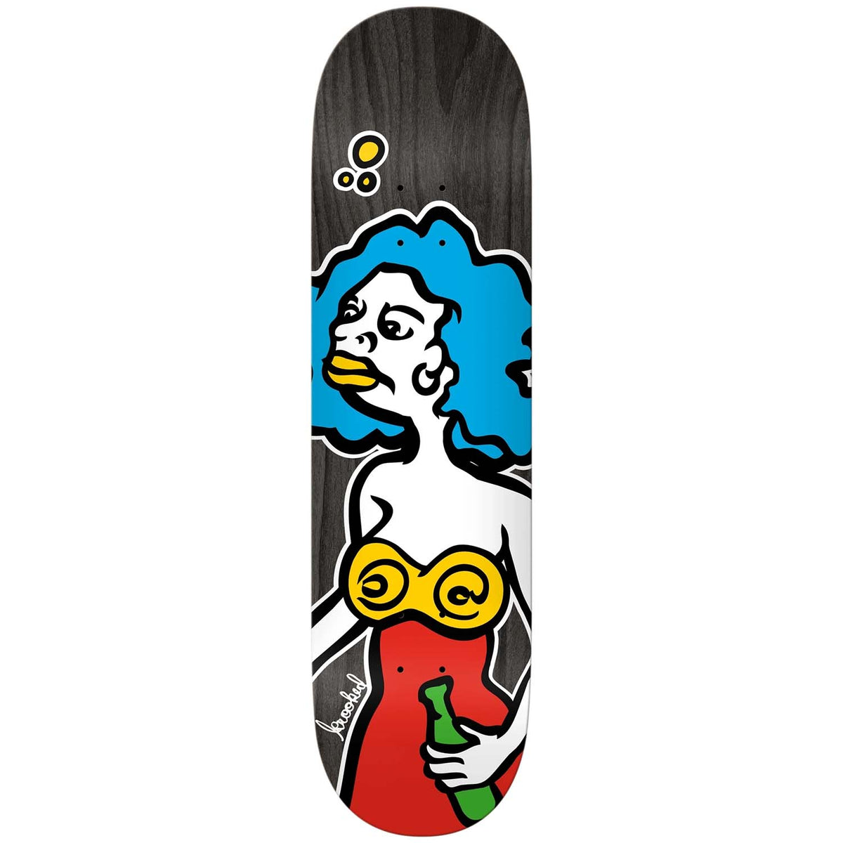 Krooked Mermaid Redux 8.5 Skateboard Deck