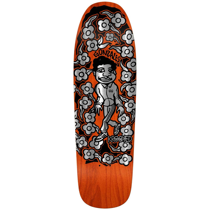 Krooked Gonz Sweatpants Foil 9.81 Skateboard Deck