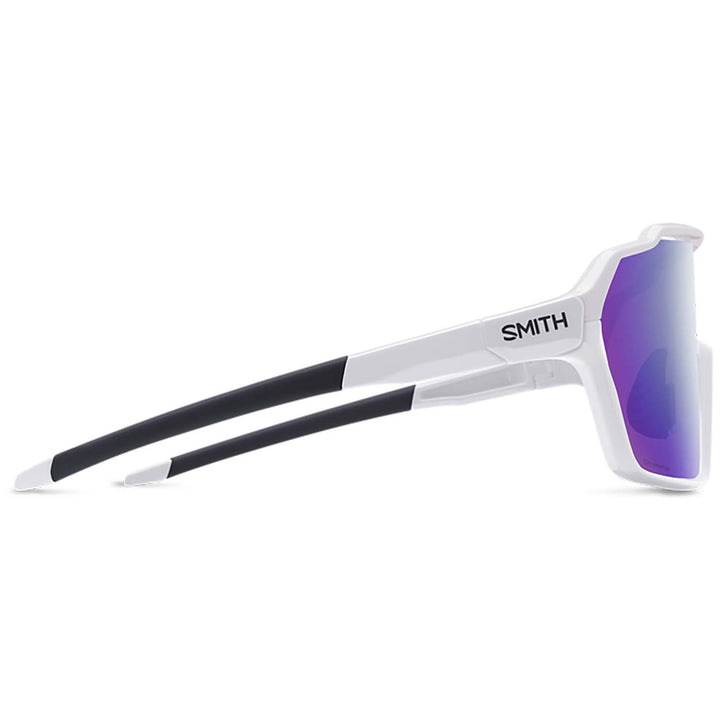 Smith Shift XL MAG Sunglasses White/ChromaPop Violet Mirror+Clear