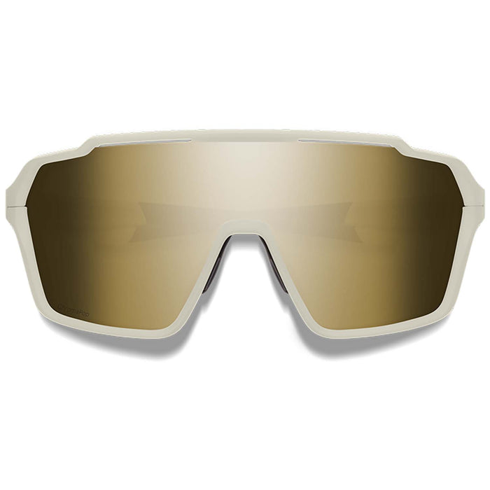 Smith Shift XL MAG Sunglasses Matte Bone/ChromaPop Black Gold Mirror+Clear