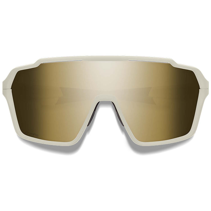 Smith Shift XL MAG Sunglasses Matte Bone/ChromaPop Black Gold Mirror+Clear