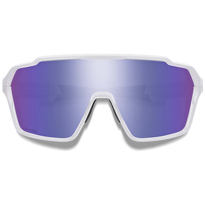 Smith Shift XL MAG Sunglasses White/ChromaPop Violet Mirror+Clear