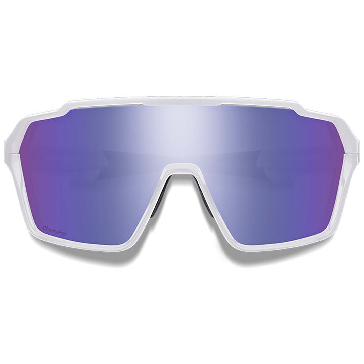 Smith Shift XL MAG Sunglasses White/ChromaPop Violet Mirror+Clear