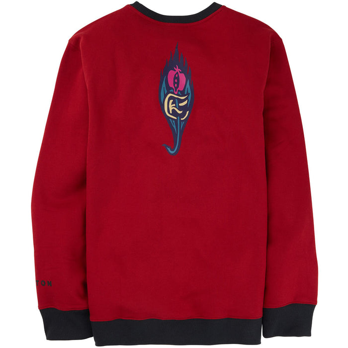 Burton 1995 Kelly Air Crew Sweatshirt - Men's Sun Dried Tomato