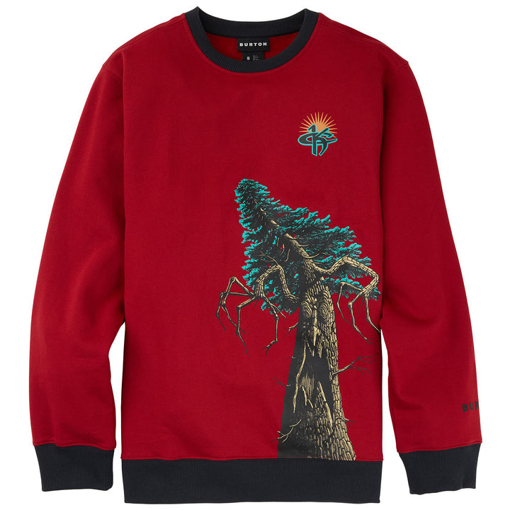 Burton 1995 Kelly Air Crew Sweatshirt - Men's Sun Dried Tomato