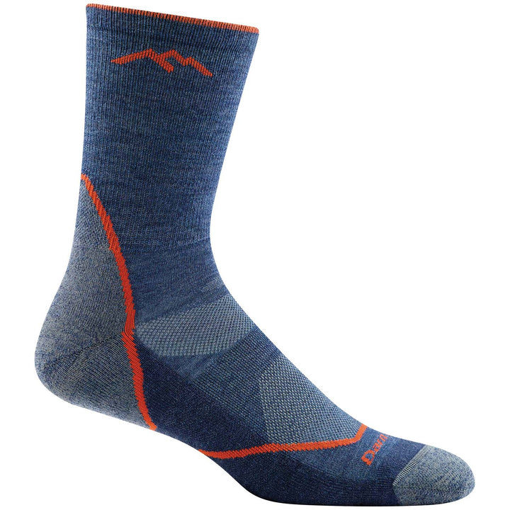 Darn Tough Light Hiker Micro Crew Lightweight Cushion Socks - Men's Denim