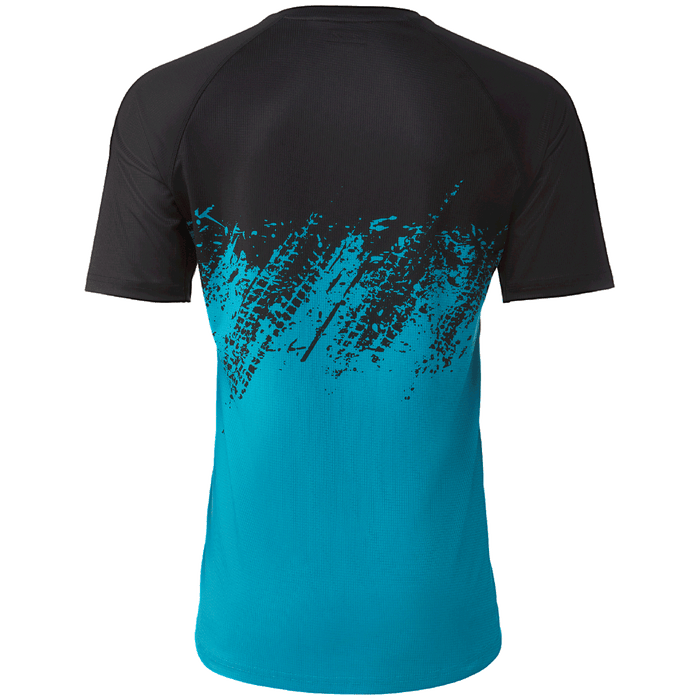 Yeti Cycles Longhorn Short-Sleeve Jersey Turquoise Fade