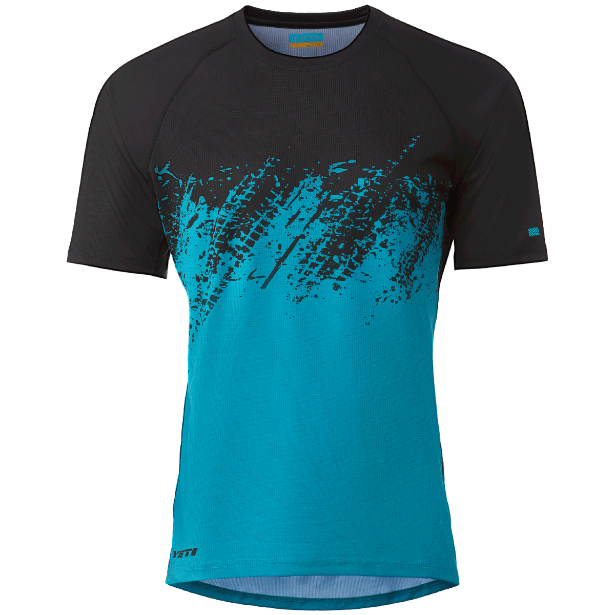 Yeti Cycles Longhorn Short-Sleeve Jersey Turquoise Fade