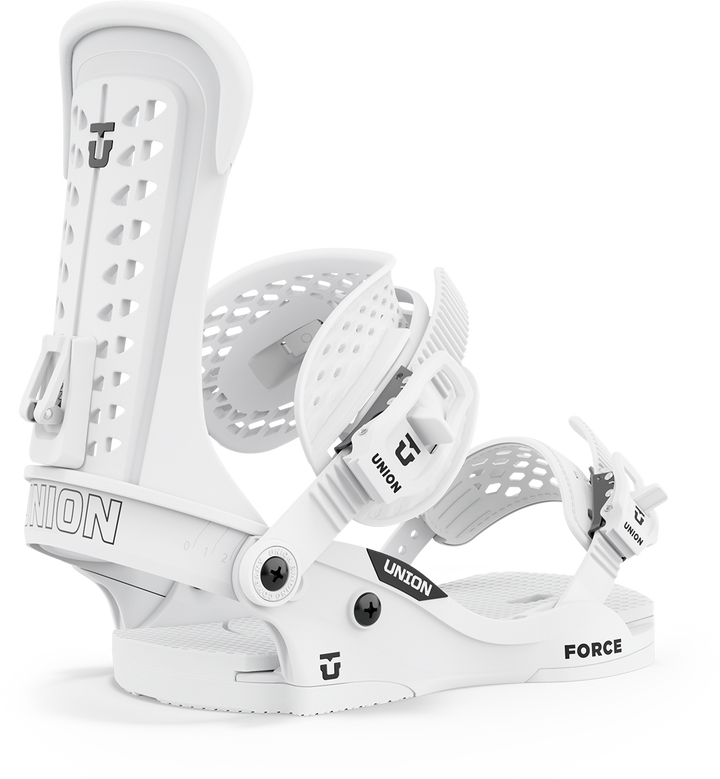 Union Force Classic Snowboard Bindings  White