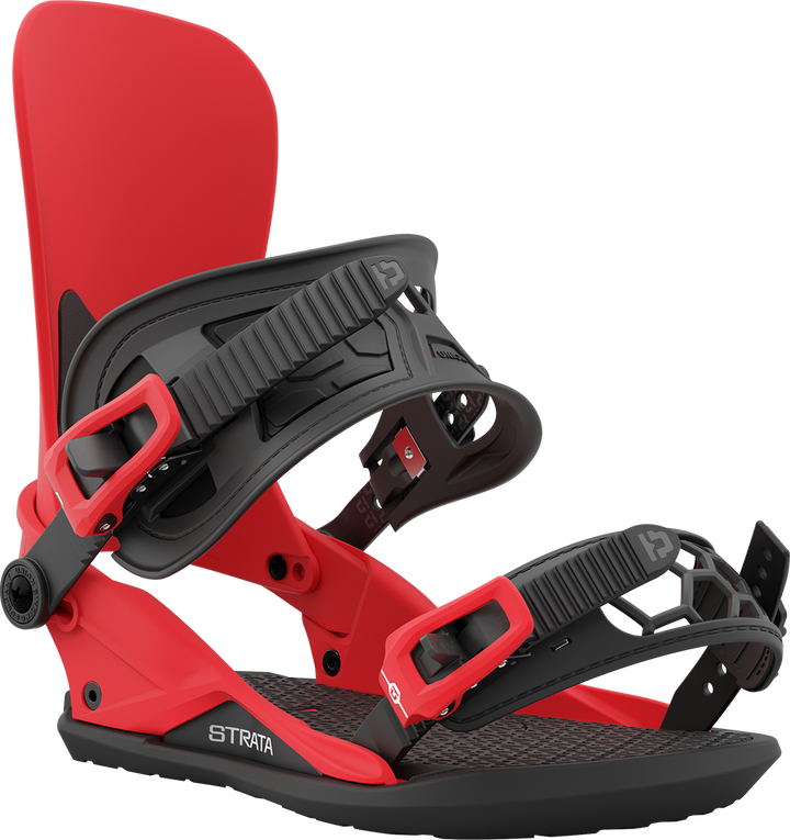 Union Strata Snowboard Bindings 2024 Red