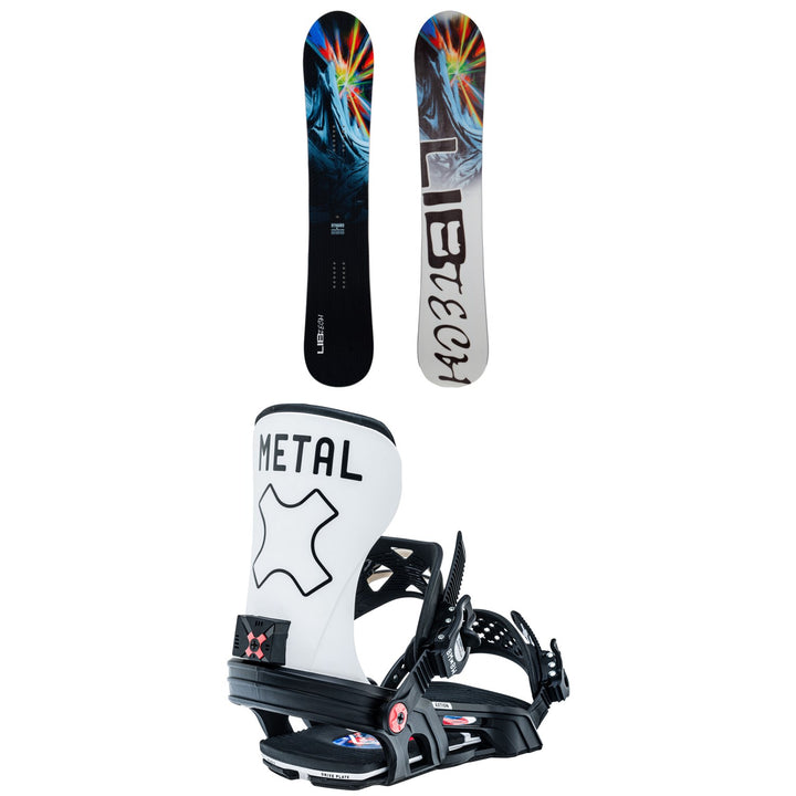 Lib Tech Dynamo C3 Snowboard + Bent Metal Axtion Snowboard Bindings 2023