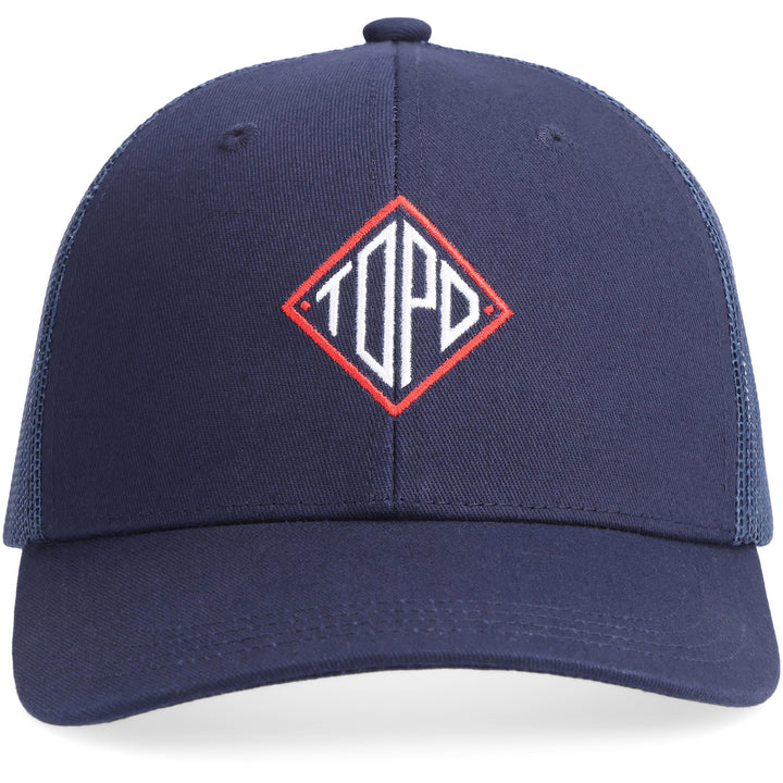 Topo Designs Diamond Trucker Hat Navy