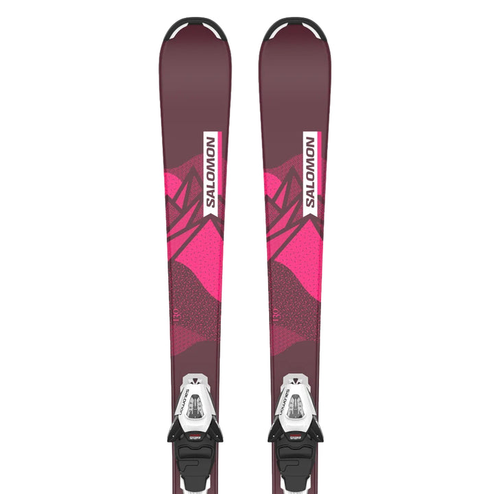 Salomon QST Lux Jr S Skis + C5 GW Bindings - Toddler Girls' 2023