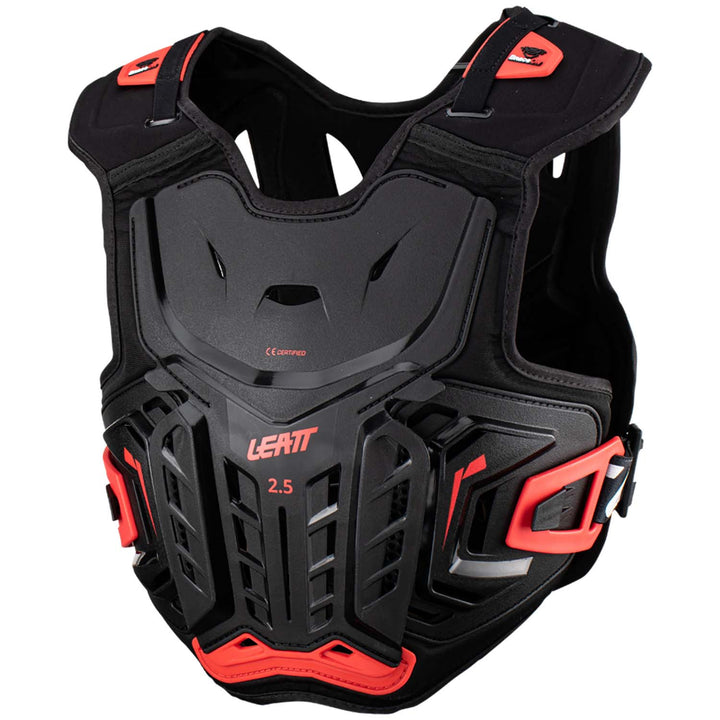Leatt 2.5 Jr Chest Protector - Kids' Black/Red