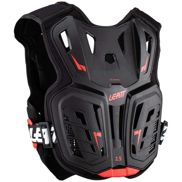 Leatt 2.5 Jr Chest Protector - Kids' Black/Red