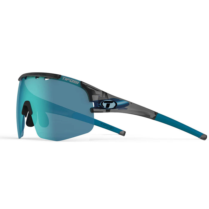 Tifosi Sledge Lite Sunglasses Crystal Smoke/Clarion Blue+AC Red+Clear