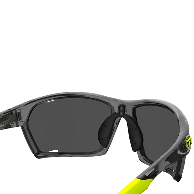 Tifosi Kilo Sunglasses Crystal Smoke/Clarion Yellow+AC Red+Clear