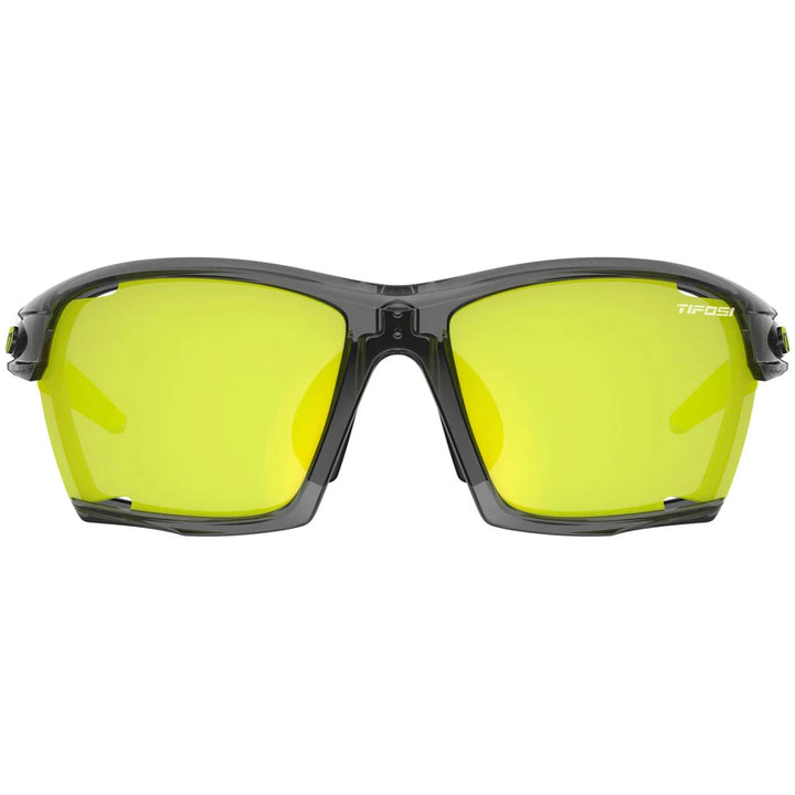 Tifosi Kilo Sunglasses Crystal Smoke/Clarion Yellow+AC Red+Clear