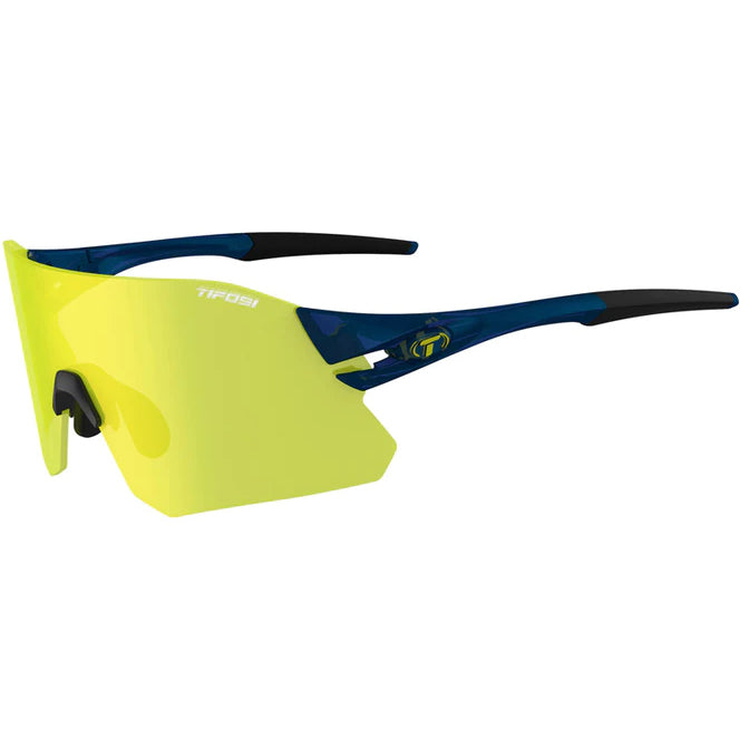 Tifosi Rail Sunglasses Midnight Navy/Clarion Yellow+AC Red+Clear