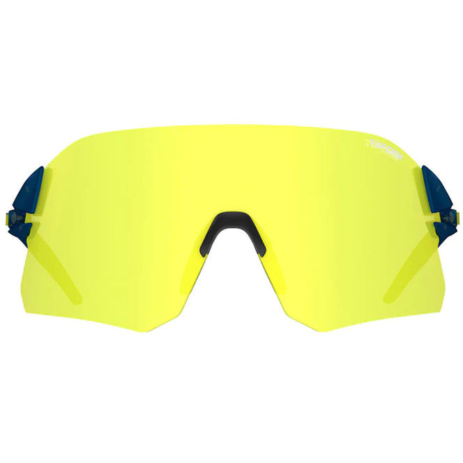 Tifosi Rail Sunglasses Midnight Navy/Clarion Yellow+AC Red+Clear