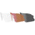 Tifosi Rail Sunglasses Blackout/Smoke+AC Red+Clear
