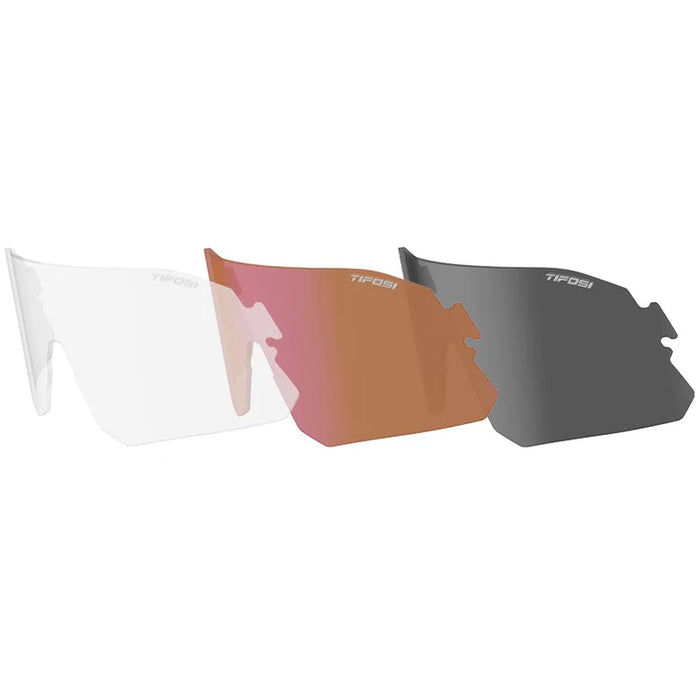 Tifosi Rail Sunglasses Blackout/Smoke+AC Red+Clear