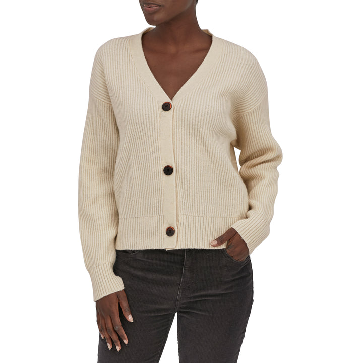 Patagonia Recycled Wool Blend Cardigan - Women's Dyno White