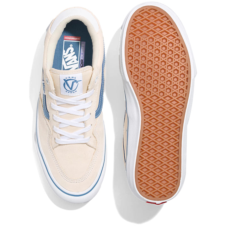 Vans Rowan Shoes - Men's Cream/Light Navy