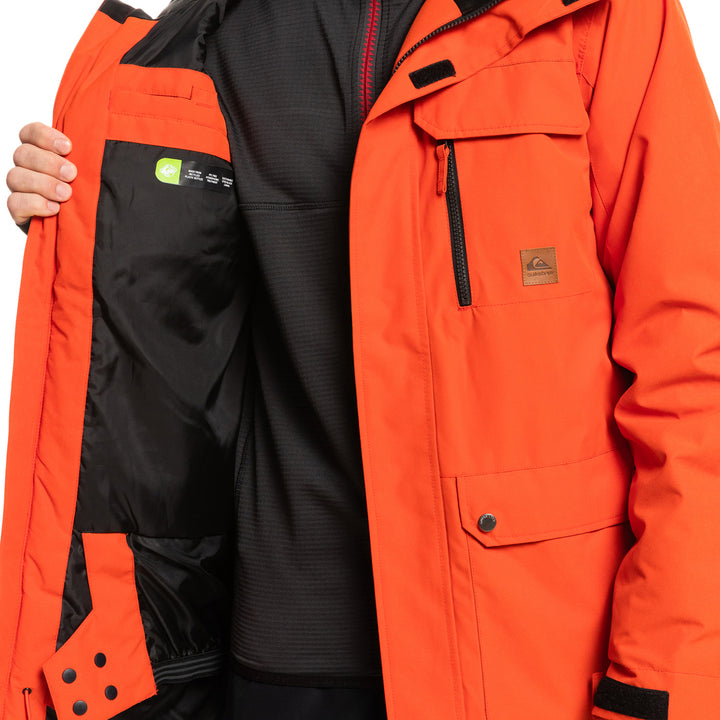 Quiksilver Raft Jacket - Men's Pureed Pumpkin