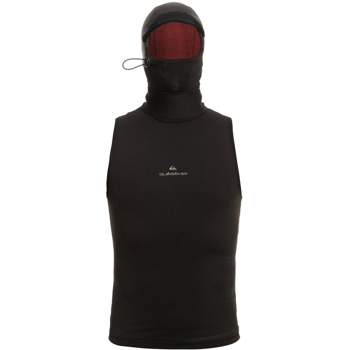 Quiksilver 2mm Marathon Sessions Hooded Wetsuit Vest Black