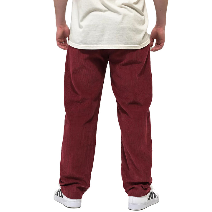 Krooked Eyes Burgundy Corduroy Pants - Men's