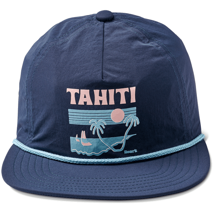 Roark Tahiti Time Classic 5 Panel Hat Dark Navy