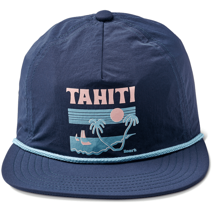 Roark Tahiti Time Classic 5 Panel Hat Dark Navy