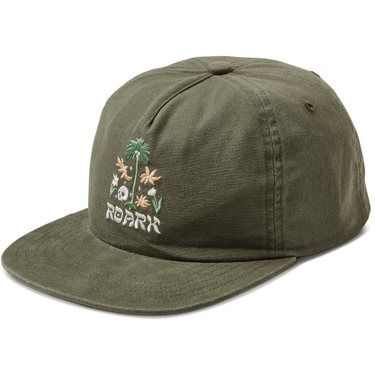 Roark Atoll 5 Panel Hat Dark Military