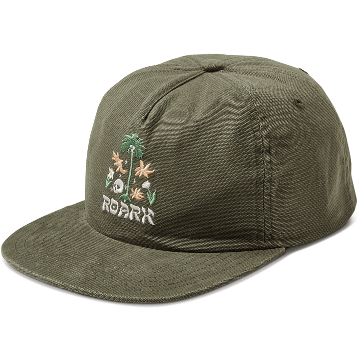 Roark Atoll 5 Panel Hat Dark Military